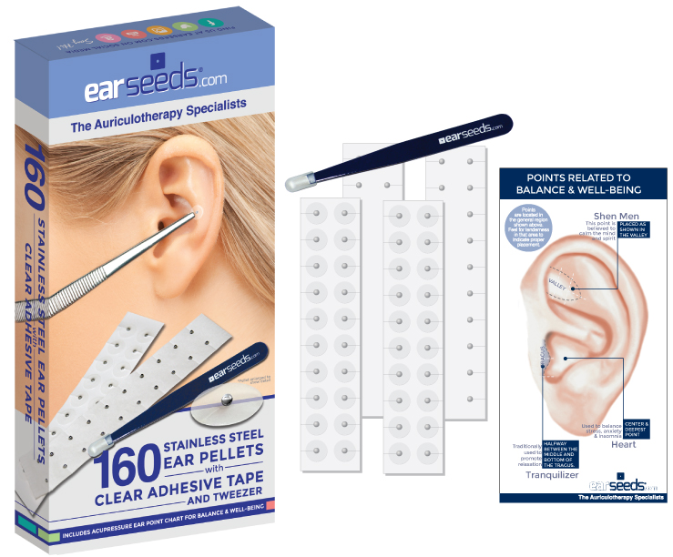 Clear Tape "Invisible" Stainless Steel Ear Pellets