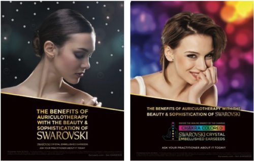 Swarovski Crystal Ear Seeds Posters