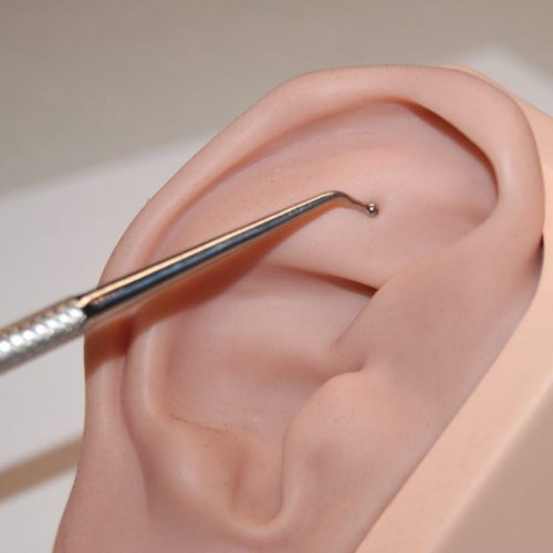 angled ear probe