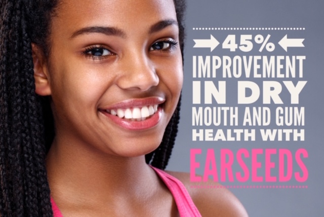 45% Improvement in Dry Mouth & Gum Health with Ear Seeds