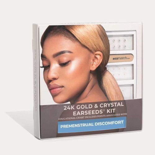 premenstrual discomfort crystal earseeds