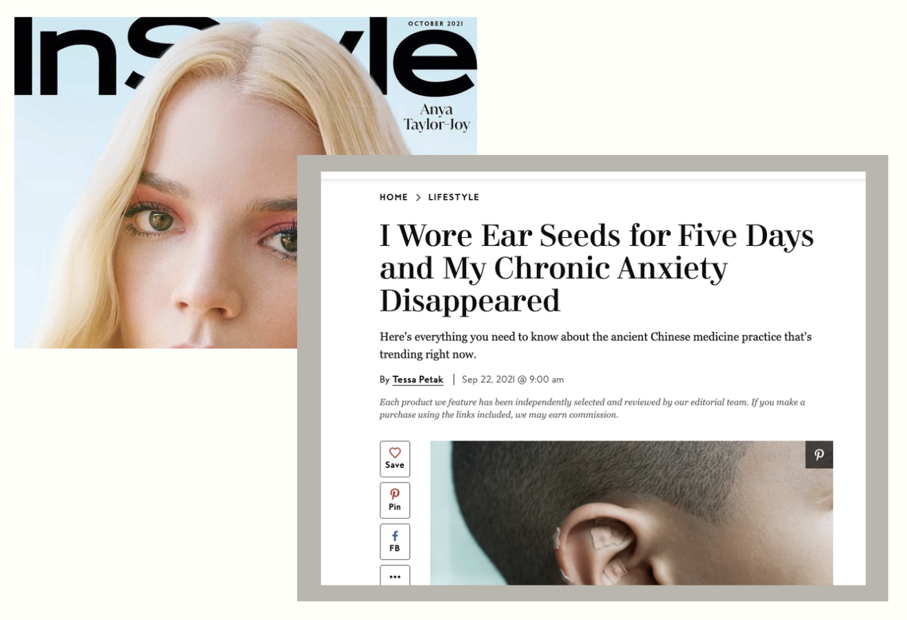 instyle magazine article on earseeds